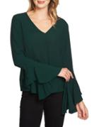 1.state Cascade Sleeve Blouse