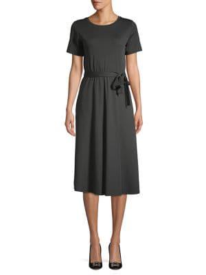 Weekend Max Mara Short-sleeve Tie-waist Dress