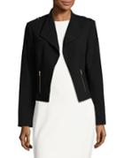Calvin Klein Cropped Open-front Jacket
