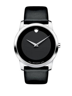 Movado Museum Classic Leather-strap Watch