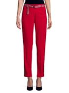 T Tahari Striped Cigarette Trousers