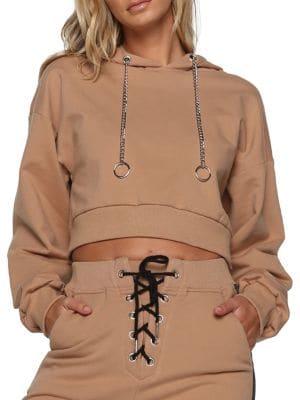 Tiger Mist Venus Cropped Hoodie