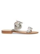 Jack Rogers Lauren Snake-embossed Leather Sandals