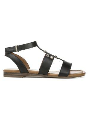 Franco Sarto Genova Leather Strappy Sandals