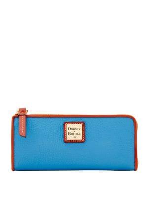 Dooney & Bourke Pebbled Leather Zip Clutch