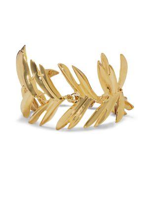 Vince Camuto Amazonian Fashion Leaf Statement Bracelet