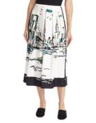 Lafayette 148 New York Sabilla Printed Skirt