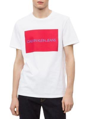 Calvin Klein Jeans Logo Institutional Cotton Tee