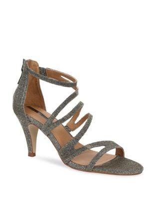 Tahari Ninja Shimmer Fabric Sandals