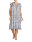 Eileen West Floral Short-sleeve Night Gown