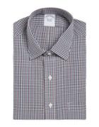 Brooks Brothers Checkered Print Cotton Button Down Shirt