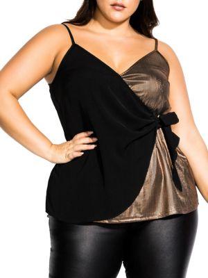 City Chic Plus Sliding Doors Top