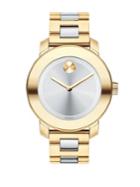 Movado Bold Two-tone Ip Stainless Steel Bracelet Watch/36mm
