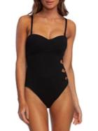 Kenneth Cole Reaction Side Looped 1-piece Swimsuit