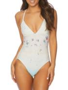 Splendid X Gray Malin Crisscross One-piece Swimsuit