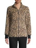 Calvin Klein Leopard-print Faux Fur Jacket