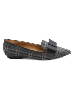 Kensie Mackenzy Plaid Flats