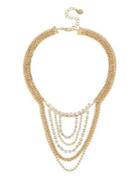 Bcbgeneration Sparkling Seas Crystal Multi-chain Frontal Necklace