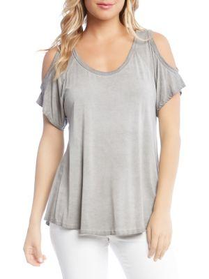 Karen Kane Cold-shoulder Hi-lo Top