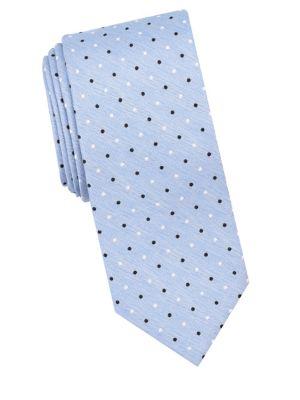 Tallia Orange Malpar Dot Silk Tie