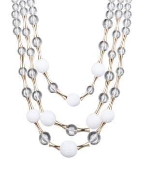 Trina By Trina Turk Vintage Moment Goldtone Beaded Necklace