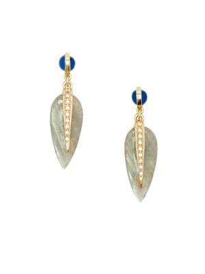 Sole Society Spring Waters Crystal Drop Earrings