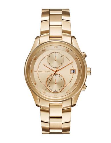 Michael Kors Briar Goldtone Stainless Steel Multifunction Bracelet Watch