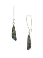 Robert Lee Morris Soho Santa Fe Crystal And Abalone Drop Earrings