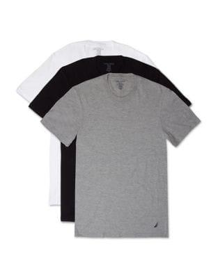 Nautica 3-pack Assorted Crewneck Cotton Tee Set