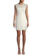 Kensie Sequined Lace Sheath Dress