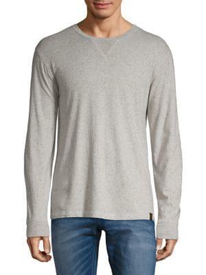 Lucky Brand Long Sleeve Heathered Tee