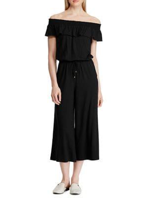 Lauren Ralph Lauren Ruffled Wide-leg Jumpsuit