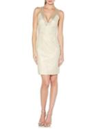 Laundry By Shelli Segal Jacquard Beaded Sheath Dress