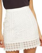 Miss Selfridge Lace A-line Skirt