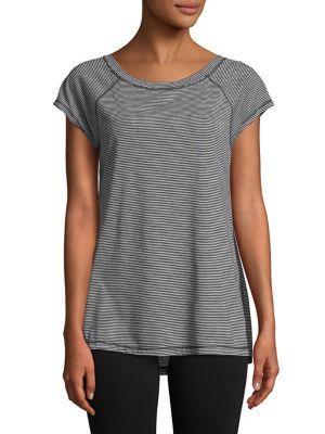 Calvin Klein Performance Stripe-print Top