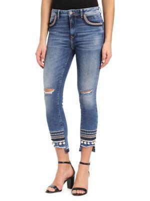 Mavi Tess High-rise Dark Desert Deco Jeans