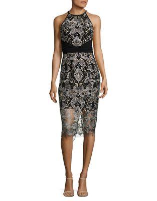 Xscape Embroidered Floral Sheath Dress