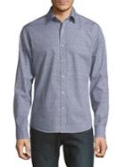 Michael Kors Printed Slim-fit Button-down Shirt