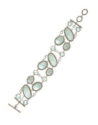Jenny Packham Crystal Multi-row Line Bracelet