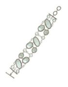 Jenny Packham Crystal Multi-row Line Bracelet
