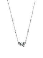 Lucky Brand Silvertone Bird Charm Pendant Necklace