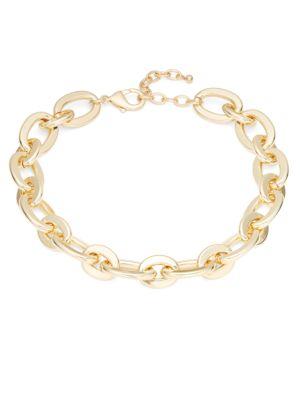 Design Lab Lord & Taylor Goldstone Link Collar Necklace