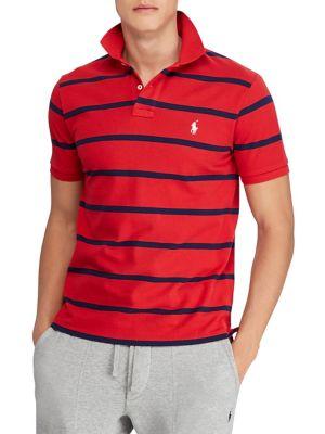 Polo Ralph Lauren Classic Fit Mesh Striped Polo