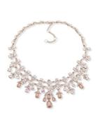 Givenchy Goldtone And Crystal Collar Necklace