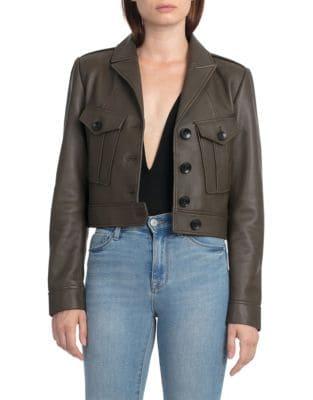 Bagatelle City Leather Military Blazer