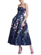 Marchesa Notte Floral Fit-&-flare Dress