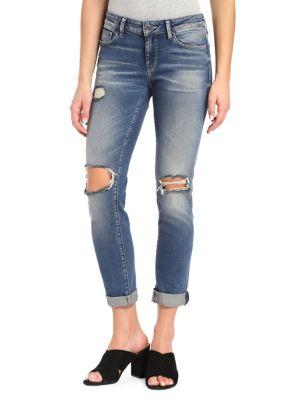Mavi Ada High-rise Ripped Jeans