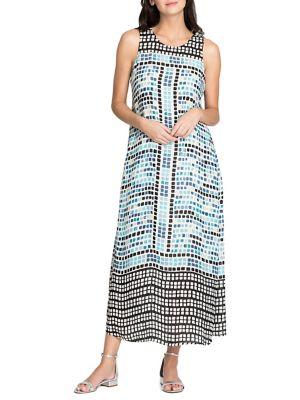 Nic+zoe Plus Printed Mosaic Dress