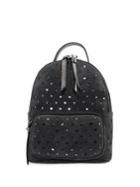 Violet Ray Mini Star-print Faux Leather Backpack