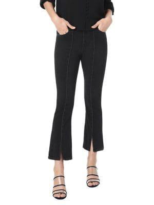 Joe's Jeans Callie Seamed Vented Crop Bootcut Jeans